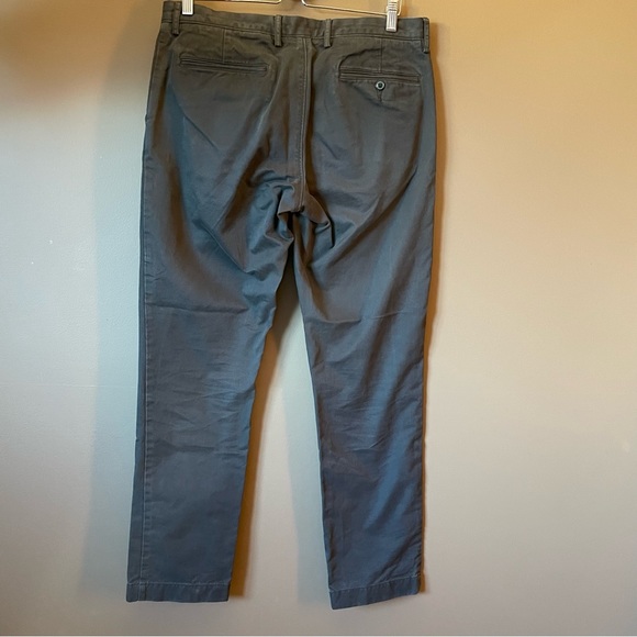 J.Crew Men’s BROKEN IN 770 Grey Pant 100% Cotton Size 32 - Picture 3 of 13